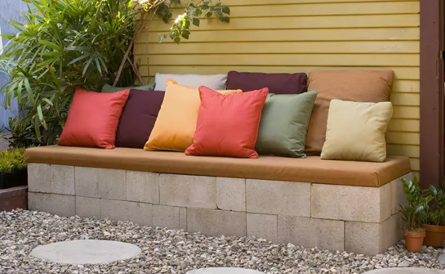 DIY outdoor seating