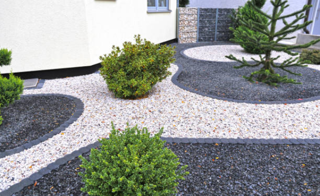 Enhance your landscape beds with colourful gravel