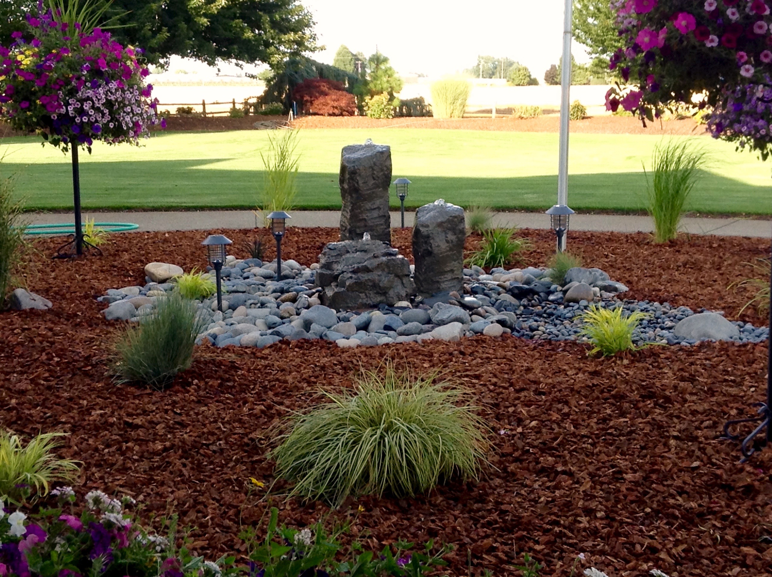 landscaping ideas with large rocks